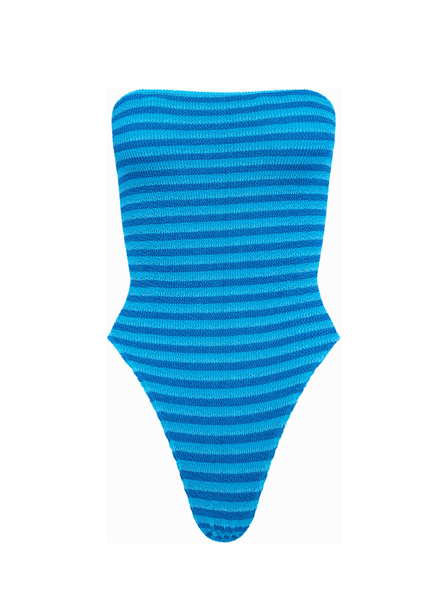 Fane One Piece | Turquoise Stripe