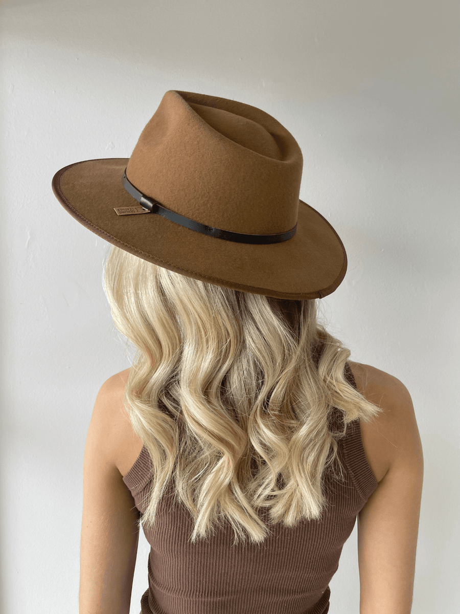 Meribel Fedora - Camel - Saint Harlowe